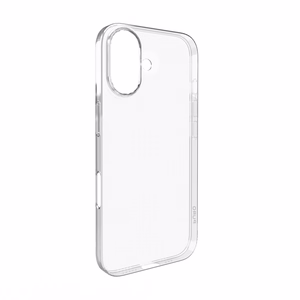 Puro 03 Nude silikona viedtālruņa apvalks iPhone 16 Plus - caurspīdīgs