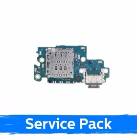 Charging Port Saderīgs ar Samsung A536 A53 5G Ar Flex / Plata original (Service Pack)