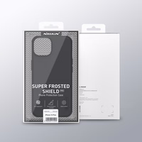 Nillkin Super Frosted Shield Pro viedtālruņa apvalks iPhone 14 Plus aizmugurējais apvalks melns