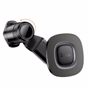 HOCO magnētiskais automašīnas turētājs saderīgs ar MagSafe ventilācijas atverei H74 melns metālisks pelēks