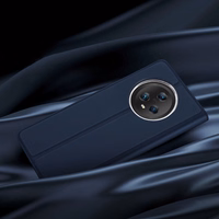 Dux Ducis Skin Pro viedtālruņa apvalks Honor Magic5 Flip karšu maciņš statīvs zila