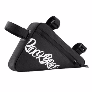 Rockbros G001 Flash Journey trīsstūrveida 0,8 l velosipēda rāmja soma – melna