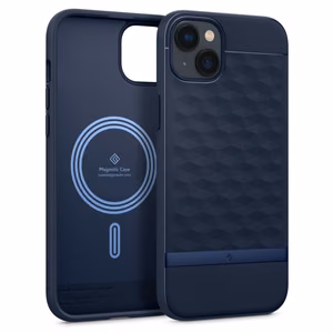 Caseology Parallax Mag viedtālruņa apvalks ar MagSafe iPhone 14 Plus - tumši zils