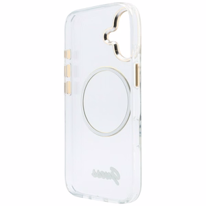 Guess IML Script Metal MagSafe Maciņš for iPhone 17 - caurspīdīgs