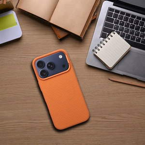 K-Look maciņš ar MagSafe saderību iPhone 16, oranžs
