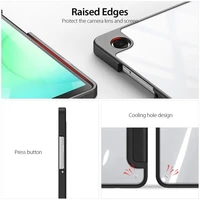 Korpuss Dux Ducis Toby Samsung X110/X115 Tab A9 8.7/X130/X135 Tab A11 8.7 melns