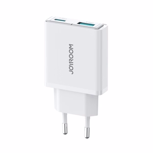 Joyroom tīkla lādētājs JR-TCF14 (A+C) Super Slim 20W (balts)