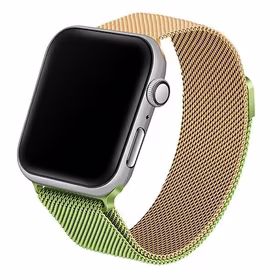 Beline Siksniņa Apple Watch Steel 42/44/45/49mm zaļš-zelta