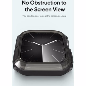 DUX DUCIS apvalks TAMO Apple Watch 10 sērijai 46 mm caurspīdīgs ar melnu