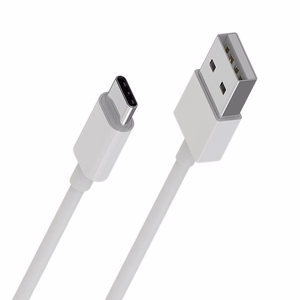 Borofone BX3 USB-A–USB-C kabelis, 1 m, 3 A, balts