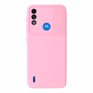 Camshield Soft viedtālruņa apvalks Motorola Moto E7 Power/E7i Power gaiši rozā