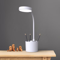 Desk LED Lampa 5W with pen turētājs PURE FLB-20 AGNES balts Forever Light