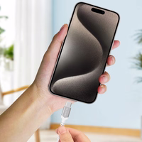 Blavec Cable Raptor - C tipa kabelis ar C tipa oploti - PD 100W 5A 2 metri Apple CarPlay/Android Auto (CRA-CC5WS20), balts-sudrabots