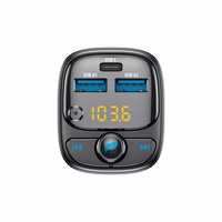 Forever FM raidītājs BT 2 x USB-A 1 x USB-C PD 30W TR-370 melns