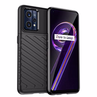 Viedtālruņa apvalks (m) Thunder Case skirtas Realme 9 Pro + (9 Pro Plus) elastīgs bruņots (m) - melns (m)