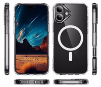 Perfectionists Caurspīdīgs magnētiskais futrālis Apple iPhone 16 Plus, caurspīdīgs