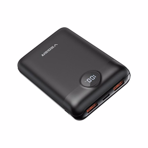 VEGER portatīvais lādētājs 20000 mAh PD QC3.0 2A 22,5W S20 (W2053) melna