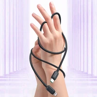 Joyroom Multi-Color Series A14 USB-C / Lightning 20W kabelis 1.2 m - melns