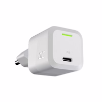 USB Charger zaļš Cell PowerGaN 33 W PD 3.0 QC 3.0 1x USB-C balts