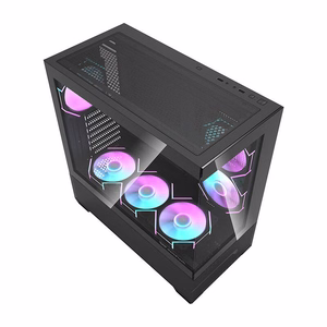 Darkflash DS900 AIR datora korpuss (melns) ar 6 ARGB ventilatoriem