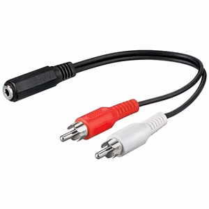 Goobay 50092 3,5 mm audio kabeļa adapteris