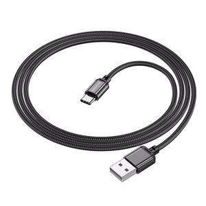 Borofone kabelis BX87 Sharp - USB uz C tipa - 3A 1 metrs, melns