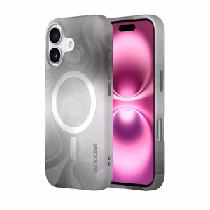 Incase Halo Case vāciņš ar MagSafe iPhone 16 tālrunim, Oil Slick Smoke krāsā