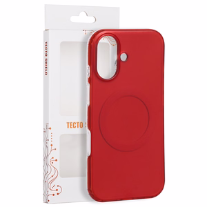 Tecto Shield Mistiq Mag vāciņš iPhone 17 6,3", sarkans