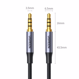 Ugreen AV183 20785 kabelis 3.5mm mini jack / 3.5mm mini jack 3m - pelēks