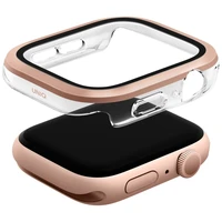 Uniq Voute aizsargstikla viedtālruņa apvalks Apple Watch 10 46 mm - rozā zelts