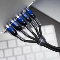 Kabelis FORCELL F-ENERGY C351 USB A uz Micro USB QC3.0 2,4A 18W Gradient 1 m melns (m)