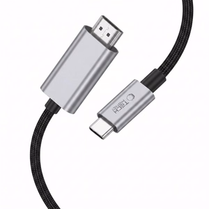 Tech-Protect UltraBoost USB-C–HDMI 2.1 kabelis, 200 cm, 8K 60 Hz – pelēks