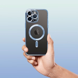 ELECTRO MAG COVER magnētiskais viedtālruņa apvalks, savietojams ar MagSafe, paredzēts SAMSUNG S24 Ultra, zils