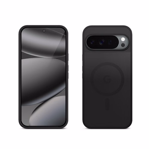Crong Hybrid Matte Magnetic MagSafe vāciņš ierīcei Google Pixel 10 Pro XL, melns