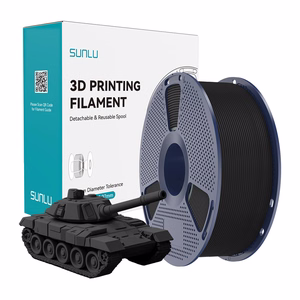 Sunlu PLA+ High-Speed filaments, melns