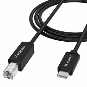 Wozinsky WKDDY2S USB-B - USB-C kabelis 2m - melns