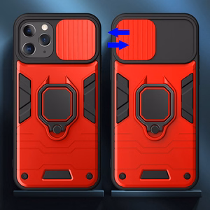 Gredzena objektīva apvalks Xiaomi Redmi 10 sarkans