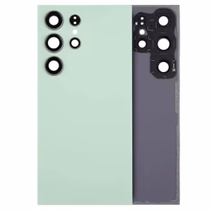 Aizmugures vāciņš saderīgs ar Samsung S928 S24 Ultra / Titanium Green / (ar kameras objektīvu) OEM