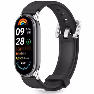 Tech-Protect IconBand Classic ремешок для Xiaomi Smart Band 8 / 9 / 10 / NFC — черный