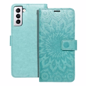 Flip case for Samsung A12 / M12 Mezzo Book mandala green