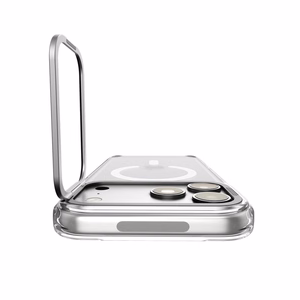 Spigen Ultra Hybrid Optik S MagSafe maciņš iPhone 18 Pro Max / 17 Pro Max, caurspīdīgs sudrabains