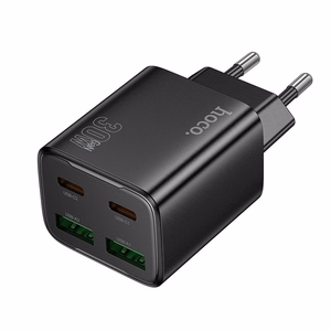 Зарядное устройство для телефона Hoco 2 x USB C + 2 x USB A QC3.0 PD 3A 30W N56 черный