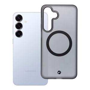 FORCELL F-PROTECT Leveli ar divu slāņu 4D tehnoloģiju, militārā nolaišanas pārbaude saderīgs ar MagSafe SAMSUNG S25 PLUS - dūmīgs melns