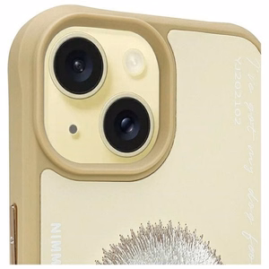 Nimmy Glasses Cool iPhone 15 apvalks – beige