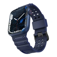 Siksniņa Triple Protection Apple Watch 38 / 40 / 41 mm siksniņa aproce - tumši zila