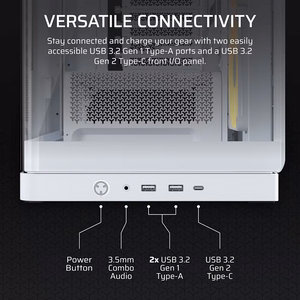 Corsair 4500X LX-R RGB rūdīts stikls vidēja torņa korpuss, balts