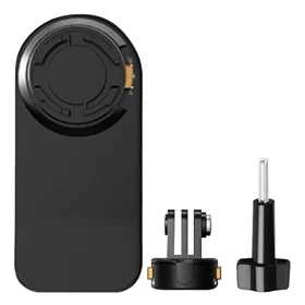 PULUZ mugursomas stiprinājums sporta kamerām (ieskaitot Osmo Action 5 Pro, Insta360 Ace Pro 2) (melns)