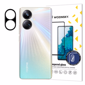 Wozinsky pilns kameras stikls rūdītais stikls Realme 10 Pro+ 9H kamerai