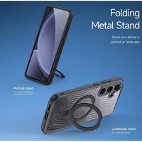 Maciņš Dux Ducis "Aimo Mag Stand" Samsung S938 S25 Ultra melns