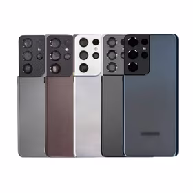 Aizmugurējais vāciņš Saderīgs ar Samsung G998 S21 Ultra / Phantom Brūns / (ar camera lens) OEM